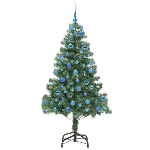 Ziemassvētku Eglīte Su 300 Led Ar Statīvu Zaļa 180 Cm Pvc Vidaxl