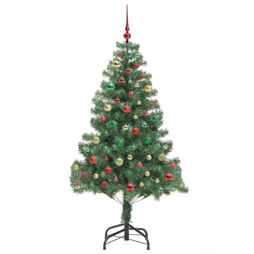 Ziemassvētku Eglīte Su 300 Led Ar Statīvu Zaļa 180 Cm Pvc Vidaxl