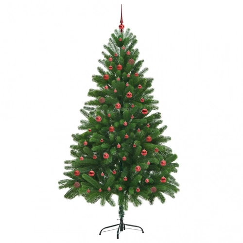Ziemassvētku Eglīte Su 300 Led Ar Statīvu Zaļa 210 Cm Pe Vidaxl