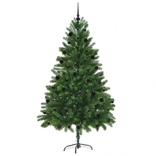 Ziemassvētku Eglīte Su 300 Led Ar Statīvu Zaļa 210 Cm Pe Vidaxl