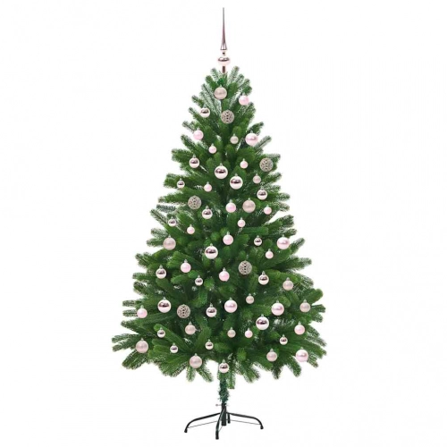 Ziemassvētku Eglīte Su 300 Led Ar Statīvu Zaļa 210 Cm Pe Vidaxl