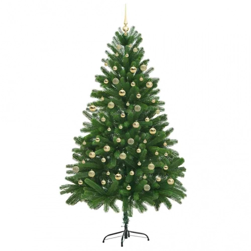 Ziemassvētku Eglīte Su 300 Led Ar Statīvu Zaļa 210 Cm Pe Vidaxl