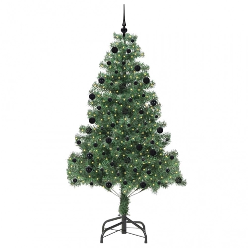 Ziemassvētku Eglīte Su 300 Led Ar Statīvu Zaļa 210 Cm Pvc Vidaxl
