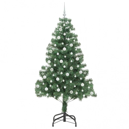 Ziemassvētku Eglīte Su 300 Led Ar Statīvu Zaļa 210 Cm Pvc Vidaxl