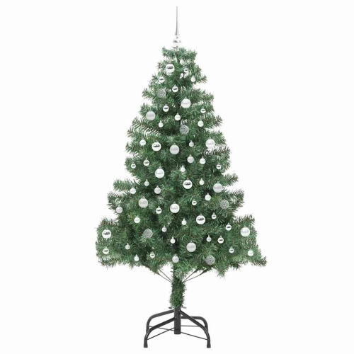 Ziemassvētku Eglīte Su 300 Led Ar Statīvu Zaļa 210 Cm Pvc Vidaxl