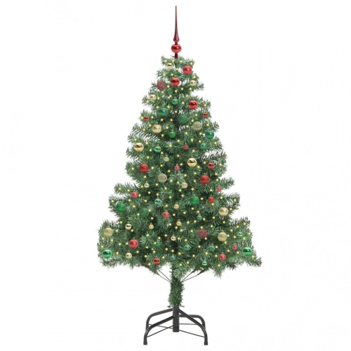 Ziemassvētku Eglīte Su 300 Led Ar Statīvu Zaļa 210 Cm Pvc Vidaxl
