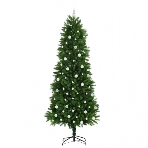 Ziemassvētku Eglīte Su 300 Led Ar Statīvu Zaļa 240 Cm Pe Vidaxl