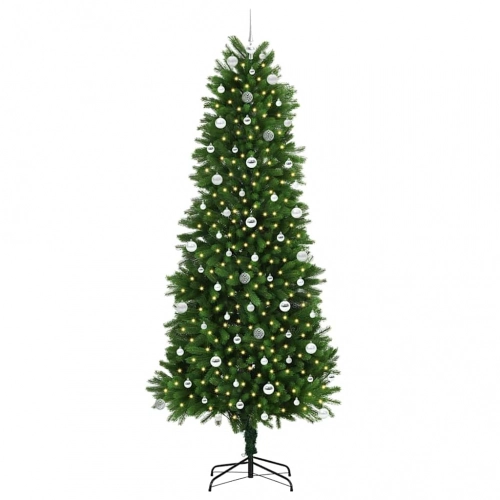 Ziemassvētku Eglīte Su 300 Led Ar Statīvu Zaļa 240 Cm Pe Vidaxl