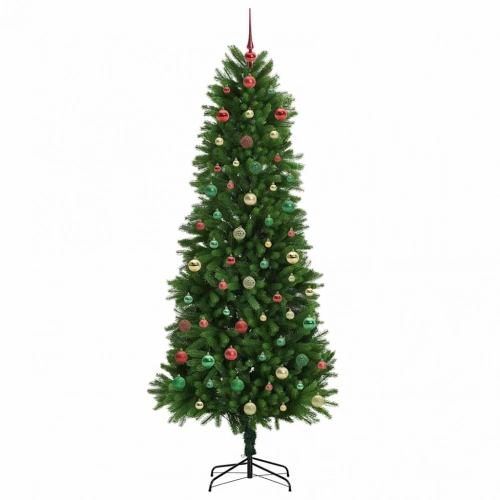 Ziemassvētku Eglīte Su 300 Led Ar Statīvu Zaļa 240 Cm Pe Vidaxl