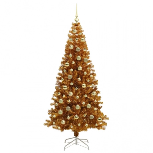 Ziemassvētku Eglīte Su 300 Led Ar Statīvu Zelts 210 Cm Pet Vidaxl