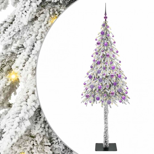 Ziemassvētku Eglīte Su 300 Led Balts 180 Cm Pe Un Tērauds Vidaxl