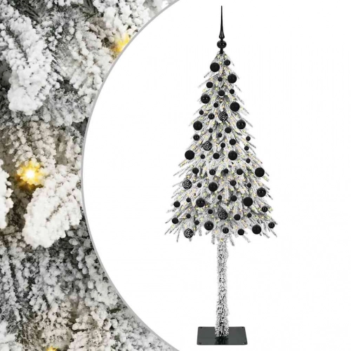 Ziemassvētku Eglīte Su 300 Led Balts 210 Cm Pe Un Tērauds Vidaxl