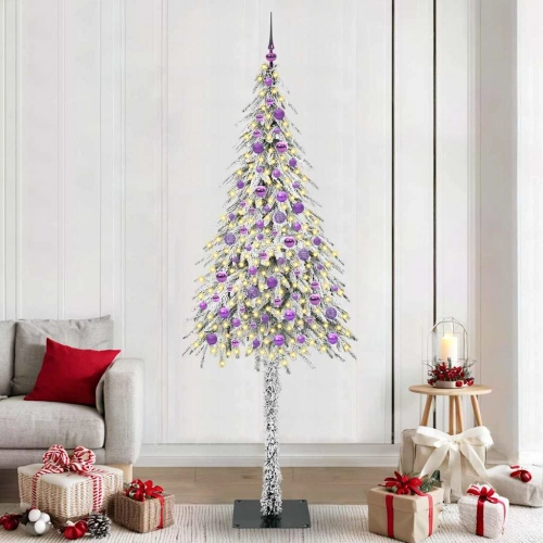 Ziemassvētku Eglīte Su 300 Led Balts 210 Cm Pe Un Tērauds Vidaxl
