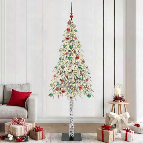 Ziemassvētku Eglīte Su 300 Led Balts 210 Cm Pe Un Tērauds Vidaxl