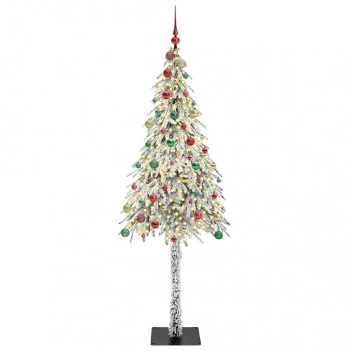 Ziemassvētku Eglīte Su 300 Led Balts 210 Cm Pe Un Tērauds Vidaxl