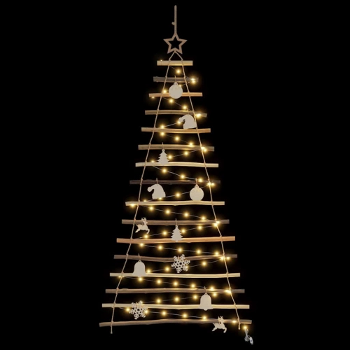 Ziemassvētku Eglīte Su 50 Led Dabiska 120 Cm Masīvkoka Osis Vidaxl