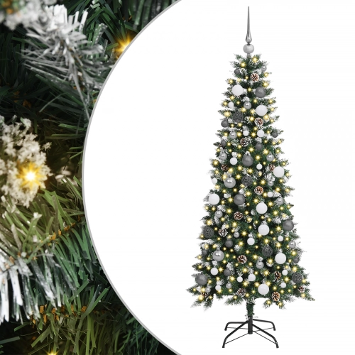 Ziemassvētku Eglīte Zaļa 180 Cm Pvc Vidaxl