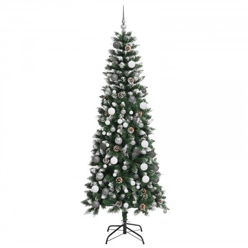 Ziemassvētku Eglīte Zaļa 210 Cm Pvc Vidaxl