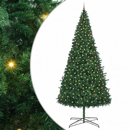 Ziemassvētku Eglīte Zaļa 400 Cm Pvc Vidaxl