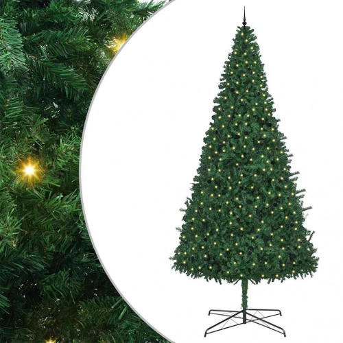 Ziemassvētku Eglīte Zaļa 400 Cm Pvc Vidaxl