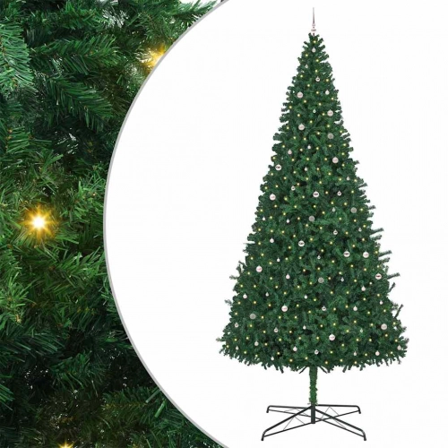 Ziemassvētku Eglīte Zaļa 400 Cm Pvc Vidaxl