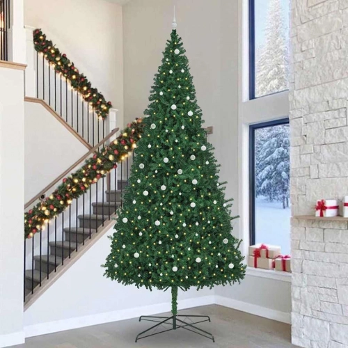 Ziemassvētku Eglīte Zaļa 400 Cm Pvc Vidaxl