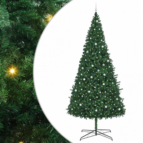 Ziemassvētku Eglīte Zaļa 400 Cm Pvc Vidaxl