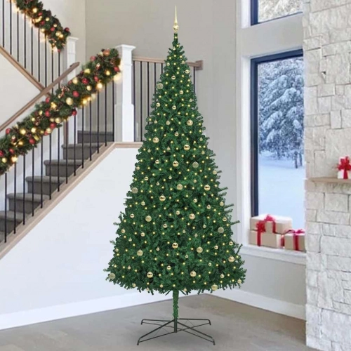 Ziemassvētku Eglīte Zaļa 400 Cm Pvc Vidaxl