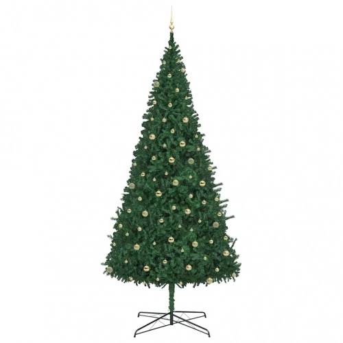 Ziemassvētku Eglīte Zaļa 400 Cm Pvc Vidaxl