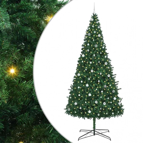 Ziemassvētku Eglīte Zaļa 400 Cm Pvc Vidaxl