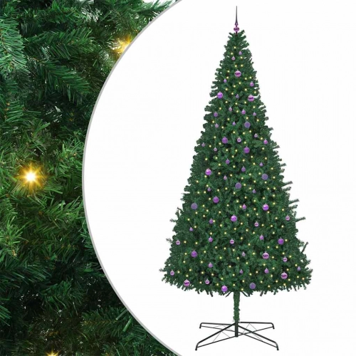 Ziemassvētku Eglīte Zaļa 400 Cm Pvc Vidaxl