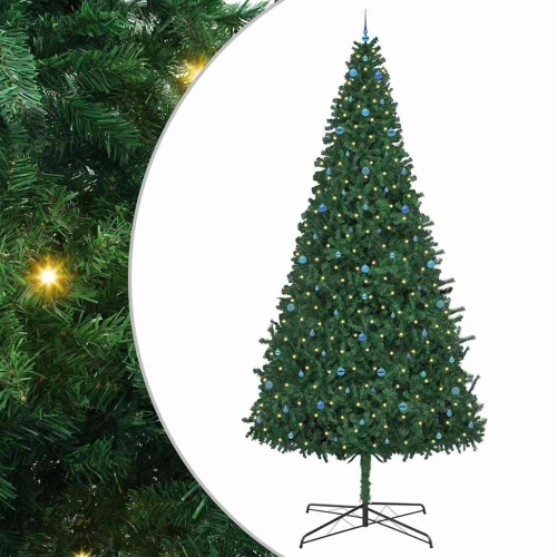 Ziemassvētku Eglīte Zaļa 400 Cm Pvc Vidaxl