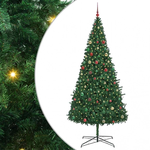 Ziemassvētku Eglīte Zaļa 400 Cm Pvc Vidaxl