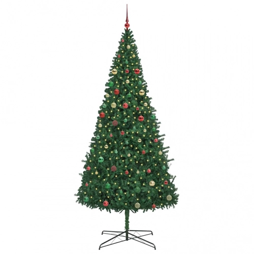 Ziemassvētku Eglīte Zaļa 400 Cm Pvc Vidaxl
