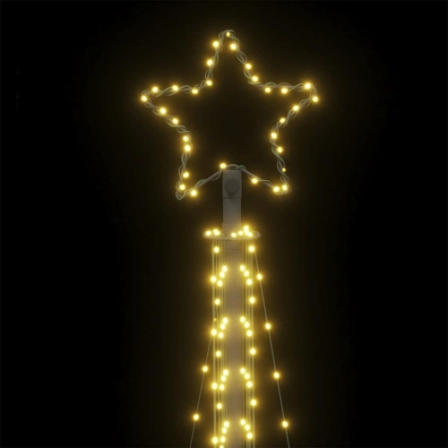 Led Ziemassvētku Eglīte 495 Led Silti Balta 300,5 Cm Vidaxl