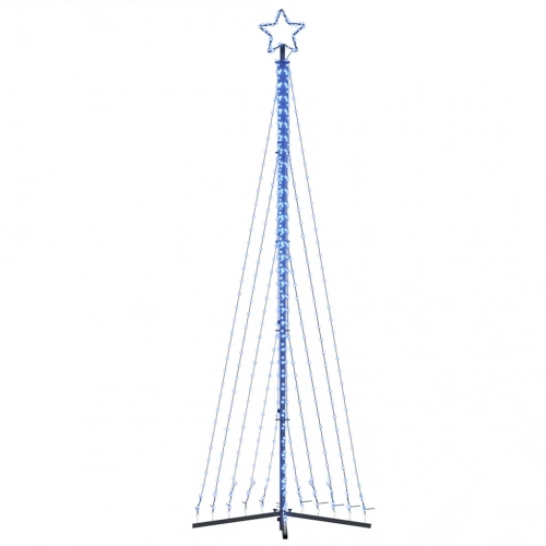 Led Ziemassvētku Eglīte 495 Led Zila 300,5 Cm Vidaxl