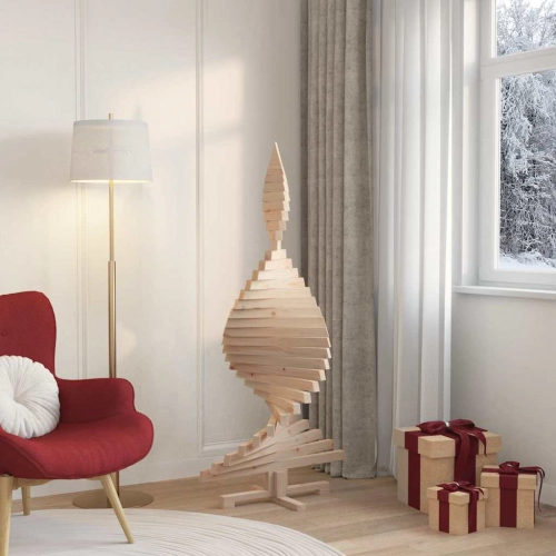 Ziemassvētku Koki Ar Statīvu Dabiska 150 Cm Priedes Masīvkoks Vidaxl