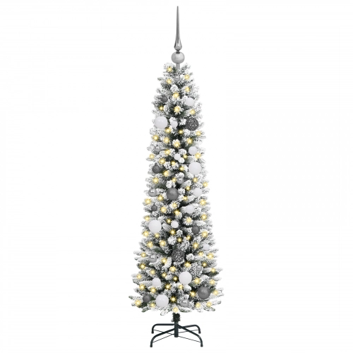 Ziemassvētku Koks Balta 150 Cm Pvc Vidaxl