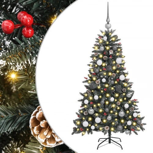 Ziemassvētku Koks Zaļa 150 Cm Pvc Vidaxl