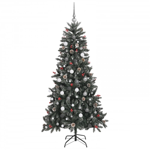 Ziemassvētku Koks Zaļa 210 Cm Pvc Vidaxl