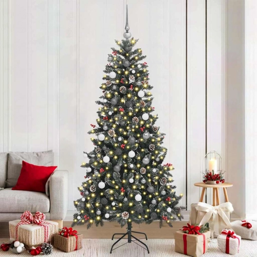 Ziemassvētku Koks Zaļa 210 Cm Pvc Vidaxl
