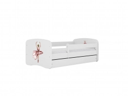 Bed babydreams white dancer with drawer with mattress 180/80