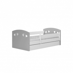 Bed Julia mix grey without drawer with mattress 140/80