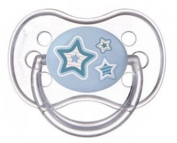 Canpol Babies Newborn Baby Smoczek Uspokajający Silikonowy Symetryczny 0-6m 22/580_blu Niebieski