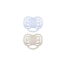 Canpol Babies Smoczek Silikonowy Symetryczny Dental Air 2 szt 18m+ 23/227_blu