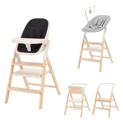 Carrello ERGO CRL-16701 Obsidian Black 3in1 Barošanas Krēsls