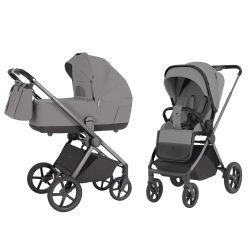 CARRELLO Ultra CRL-6527 Silk Grey Детская коляска 2в1