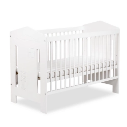 Cot 120x60 white Klups IDA BEECH- WHITE