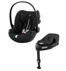 Cybex Cloud G I - Size Fotelik Samochodowy Moon Black Plus 0-13kg + Cybex Baza G Black