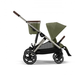 Cybex Gazelle S Moss Green/Taupe Коляска для двойняшек